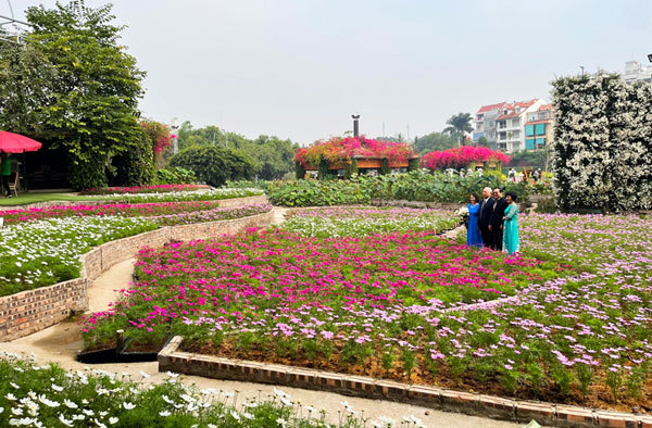 Ho Tay Flower Valley: An ideal venue to take photos in Hanoi