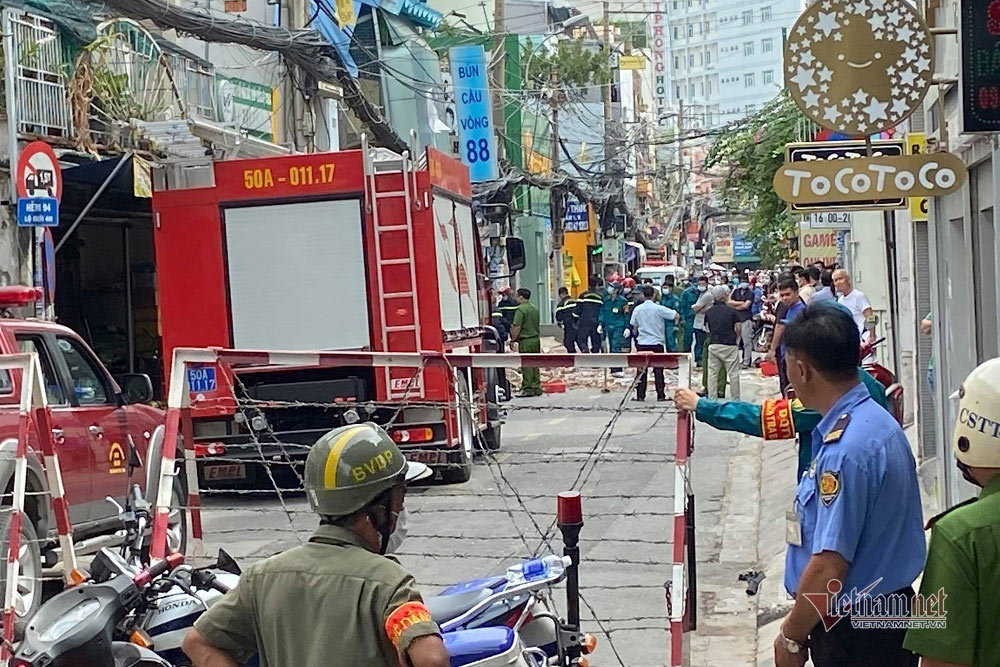 Nổ rung chuyển cả khu phố ở Sài Gòn, nhiều người tháo chạy