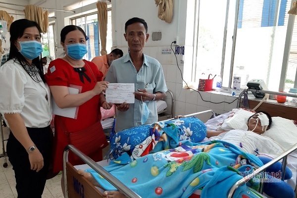 Chị Trần Thị Phượng được ủng hộ hơn 120 triệu đồng