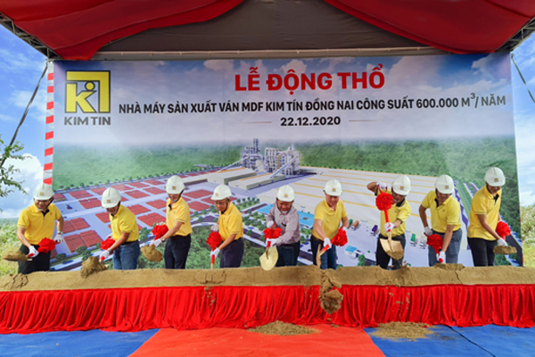 Thêm nhà máy ván MDF mới tại Đồng Nai, Kim Tín nâng công suất 1.200.000 m3/năm