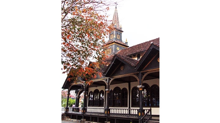 Unique architecture of Kon Tum wooden church