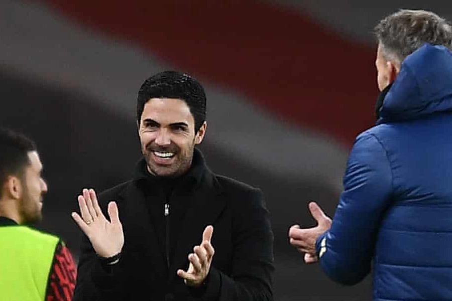 Mikel Arteta hồ hởi: