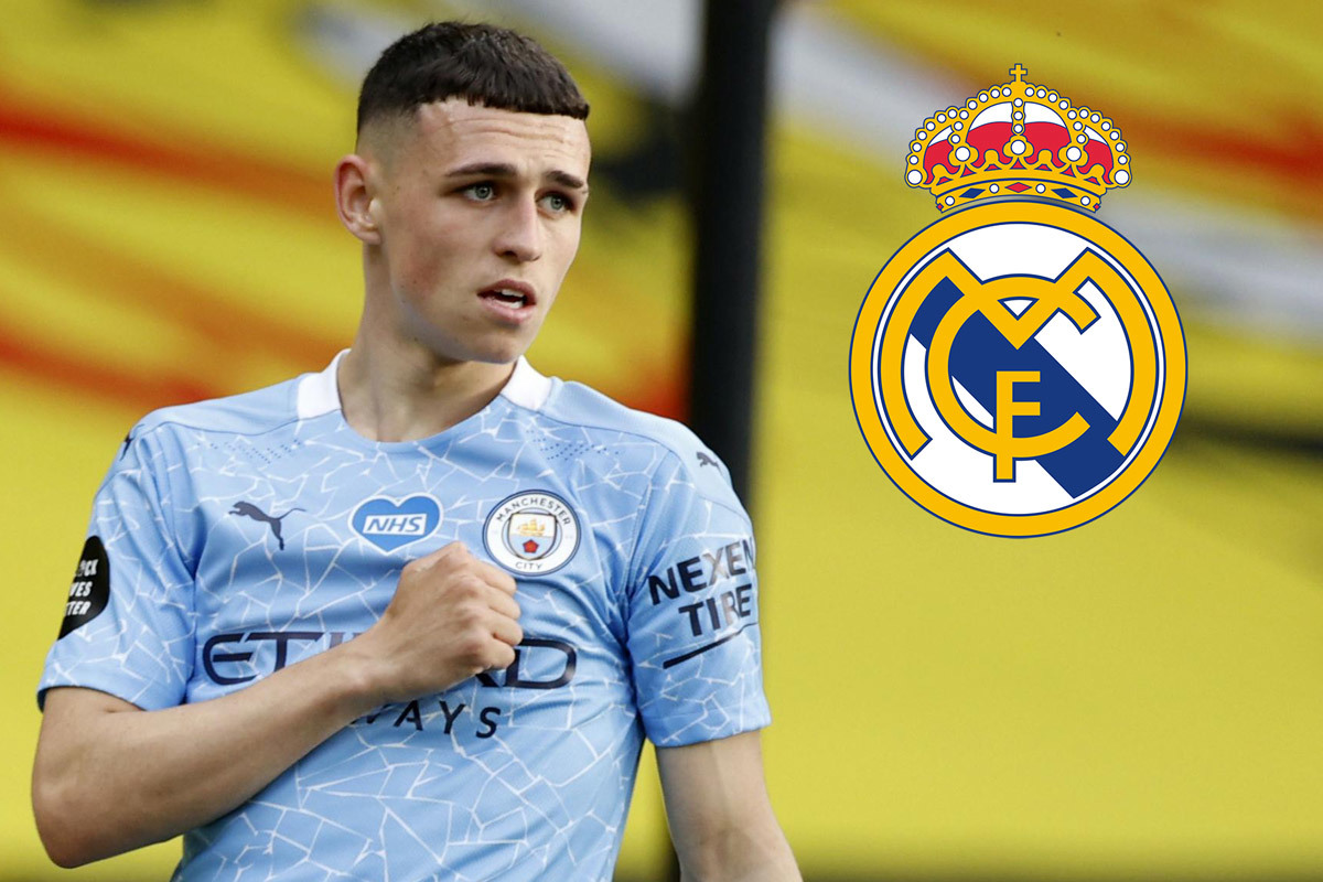 Real Madrid mua Phil Foden của Man City