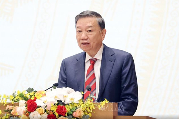 Phát biểu của Bộ trưởng Công an Tô Lâm tại hội nghị trực tuyến Chính phủ với các địa phương