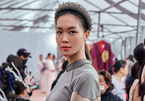 Hoa hậu Thuỳ Dung diễn áo dài của NTK Cao Minh Tiến