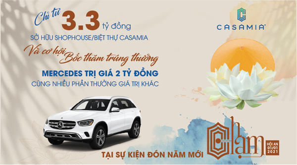 Dự án Casamia Hội An tặng khách hàng quà năm mới lên đến 3 tỷ đồng