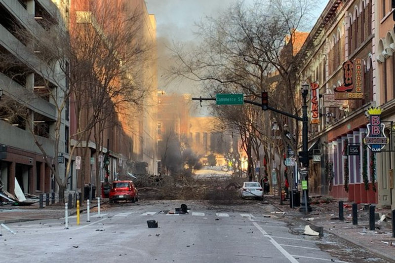 Video hé lộ khoảnh khắc trước vụ đánh bom Nashville