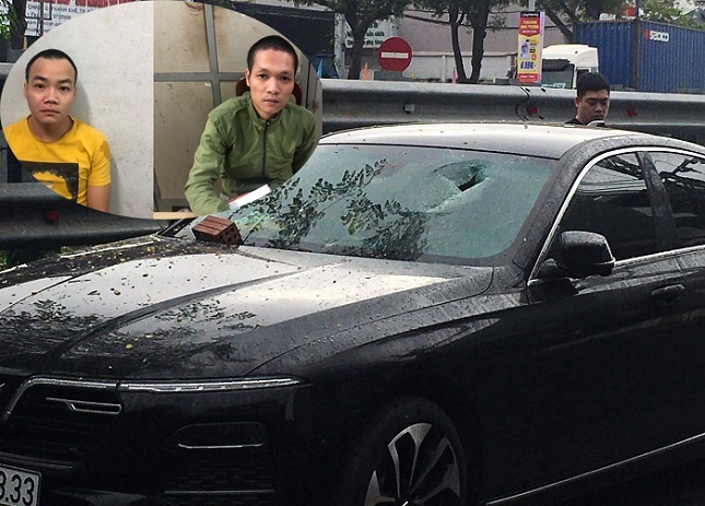 Bắt khẩn cấp 2 thanh niên đập phá xe sang ở Đà Nẵng