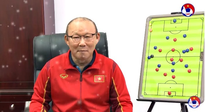 Thầy Park, Công Phượng gửi lời chúc mừng năm mới người hâm mộ
