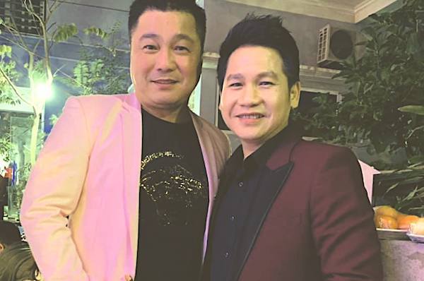 Trọng Tấn hân hoan khi gặp lại thần tượng Lý Hùng