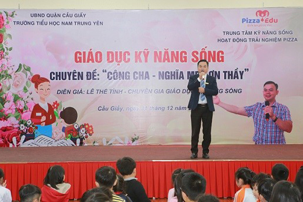 Trường Tiểu học Nam Trung Yên: dạy kỹ năng sống từ lòng biết ơn