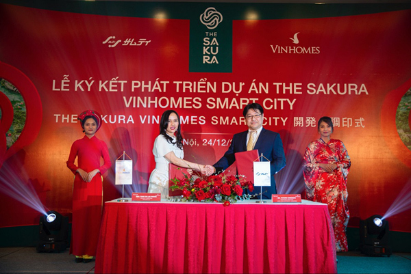 Vinhomes ‘bắt tay’ tập đoàn Nhật Bản phát triển dự án The Sakura