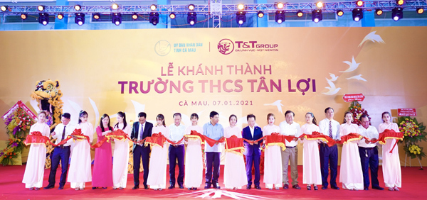 T&T Group tài trợ gần 11 tỷ đồng xây trường học ở Cà Mau