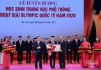 Thủ tướng dự lễ tuyên dương học sinh đạt giải Olympic quốc tế