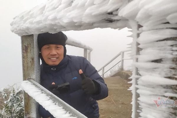 Mẫu Sơn còn âm 3,4 độ C, băng giá bao phủ nhiều nơi