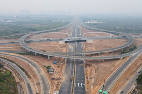 Thông xe nút giao 400 tỷ nối cao tốc Hà Nội - Hải Phòng với Vành đai 3