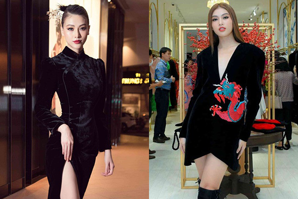 Phương Khánh, Ngọc Thảo khoe sắc với áo dài cách tân