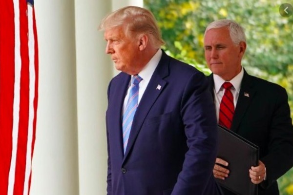 Ông Trump và 'phó tướng' Mike Pence làm hoà