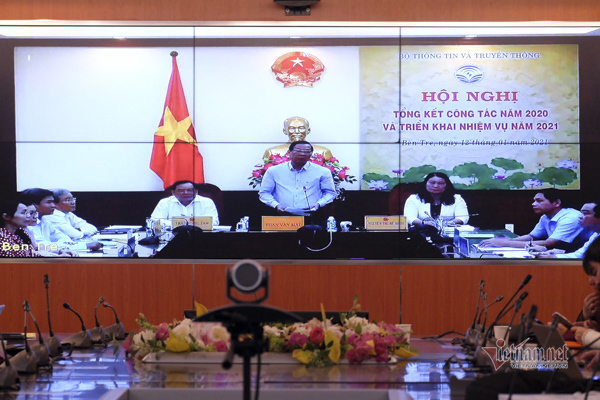 Bí thư tỉnh ủy Bến Tre Phan Văn Mãi chia sẻ kinh nghiệm chuyển đổi số
