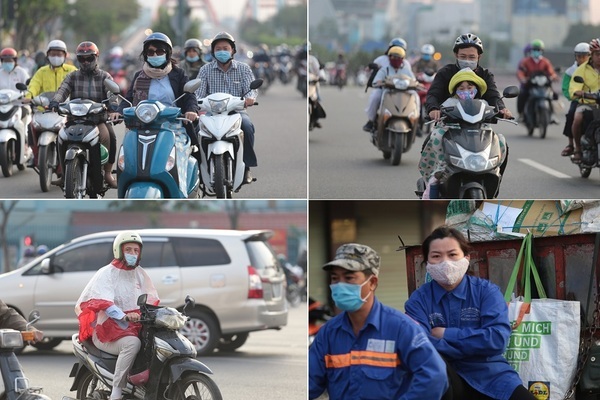 Người Sài Gòn co ro trong tiết trời lạnh 19 độ