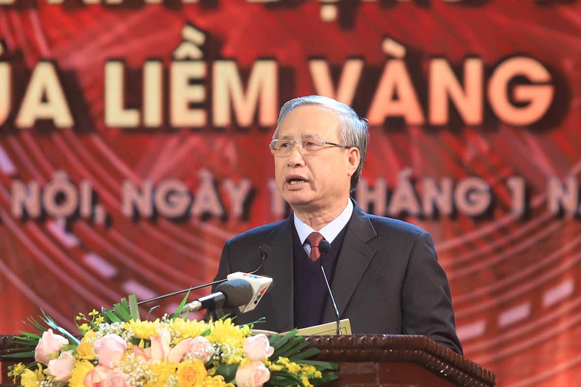 Phát biểu của Thường trực Ban Bí thư tại lễ trao giải Búa liềm vàng