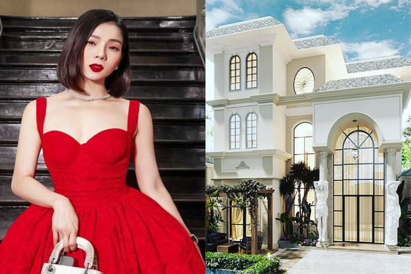 Lệ Quyên hé lộ toàn bộ biệt thự trắng sau khi chồng cũ khoe nhà