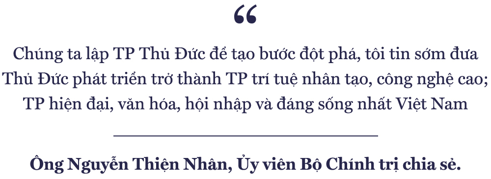 TP Thủ Đức,thành phố Thủ Đức,Nguyễn Thiện Nhân,trí tuệ nhân tạo,khu công nghệ cao,đô thị mới Thủ Thiêm