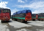 Gần 100 ô tô tải chở đầy hàng lậu vô chủ bỏ rơi ở Lào Cai