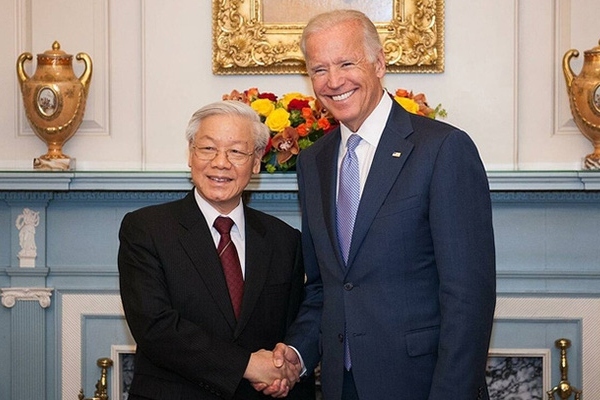 Tổng Bí thư, Chủ tịch nước chúc mừng ông Biden nhậm chức Tổng thống Mỹ