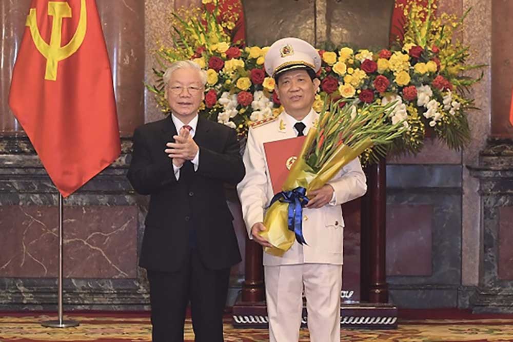 Thứ trưởng Bộ Công an Nguyễn Văn Sơn được thăng hàm Thượng tướng
