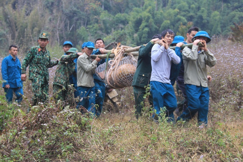 Sơn La: Hủy nổ thành công một quả bom nặng khoảng 600kg