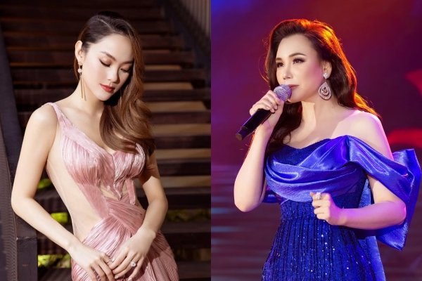 Hồ Quỳnh Hương đẹp kiêu kỳ, Minh Hằng quyến rũ với đầm cắt xẻ