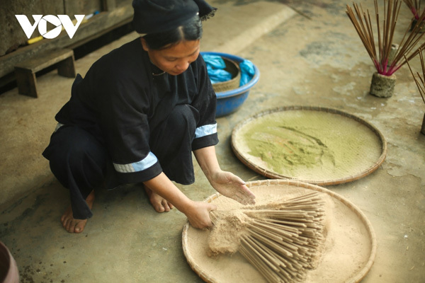 Incense-making craft of Nung ethnic group in Cao Bang