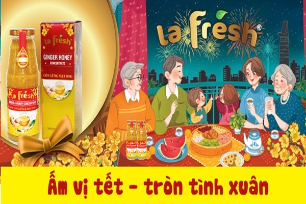 Đượm vị Tết, ấm vị tình cùng Nước cốt gừng mật ong Lafresh