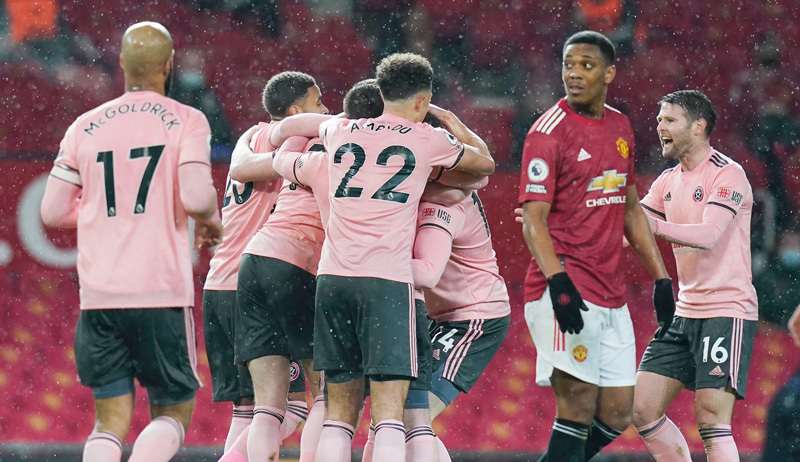 MU bất ngờ thua đội bét bảng Sheffield Utd