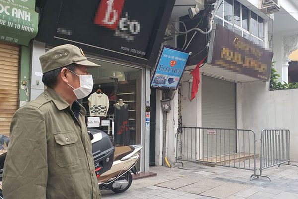 Hà Nội phong toả căn nhà ở phố Hàng Gai liên quan ca nghi nhiễm Covid-19