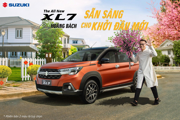 Hoàng Bách sẵn sàng cho khởi đầu mới cùng Suzuki XL7