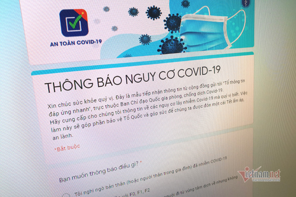 Cách khai báo online nếu nghi nhiễm hoặc biết người nghi nhiễm Covid-19