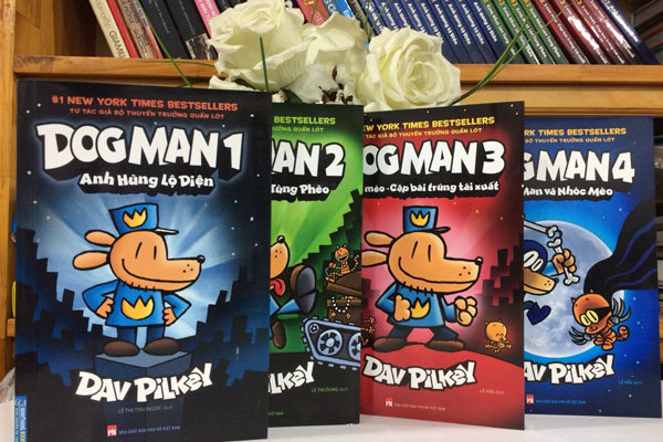 Truyện tranh 'Dog man' của Dav Pilkey có mặt tại Việt Nam