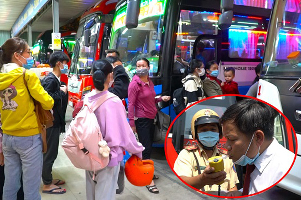 TP.HCM: Sinh viên đổ xô về quê ăn Tết, CSGT thắt chặt giao thông các bến xe