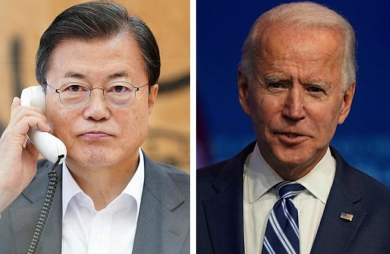 Cam kết của Tổng thống Hàn Quốc khi điện đàm với ông Biden