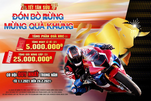 Honda ưu đãi ‘khủng’ xe phân khối lớn