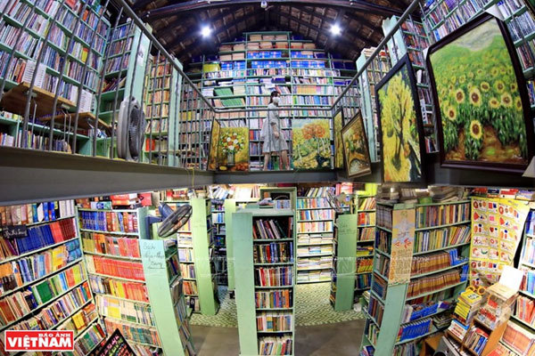 Oldest bookstore on Hanoi's Dinh Le Street