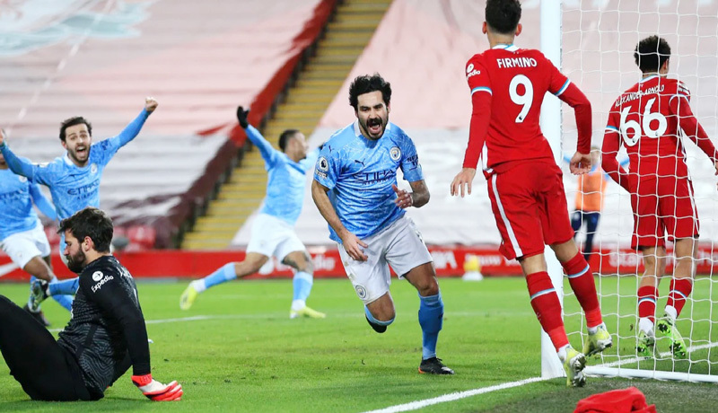 Man City thăng hoa, đè bẹp Liverpool ngay tại Anfield