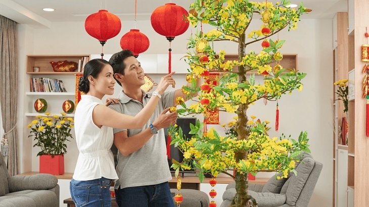 Phong thuỷ năm mới tối kỵ đặt hoa cây cảnh giữa nhà