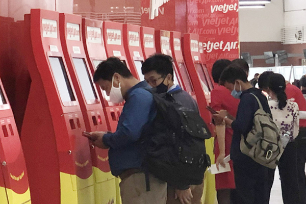 Vietjet khuyến cáo hành khách chủ động làm thủ tục trực tuyến