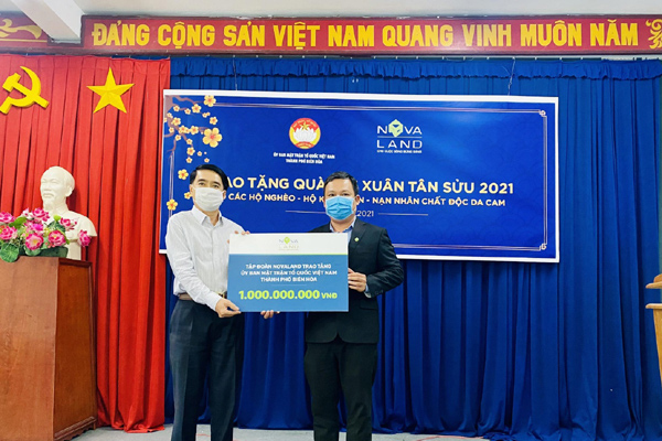 Nova Group ‘mang Tết’ đến các hoàn cảnh khó khăn ở Đồng Nai