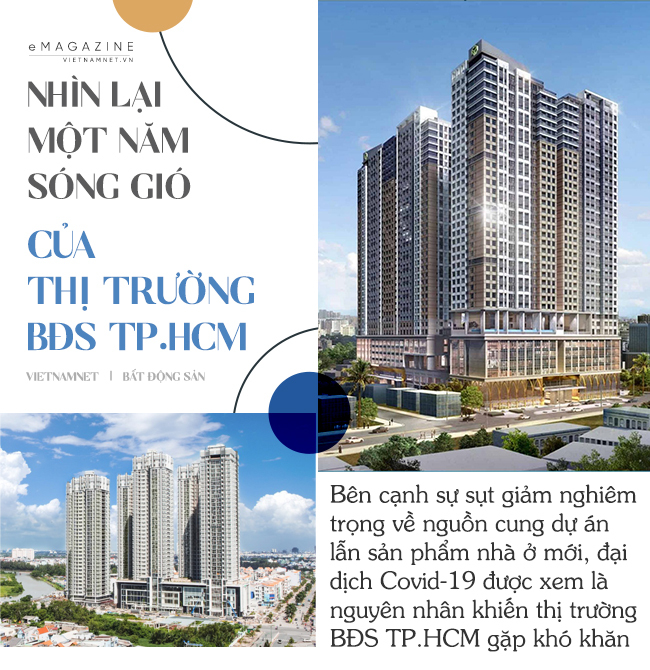 Nhìn lại một năm sóng gió của thị trường BĐS TP.HCM