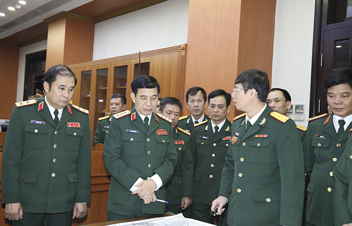 Thượng tướng Phan Văn Giang chủ trì giao ban đầu Xuân toàn quân