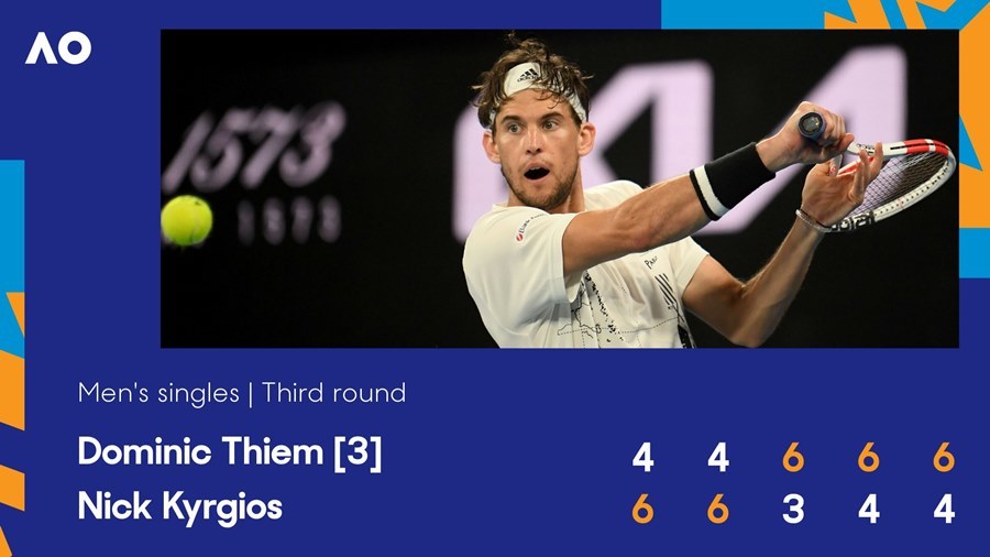 Australian Open 2021: Thiem ngược dòng ngoạn mục hạ Cậu bé hư